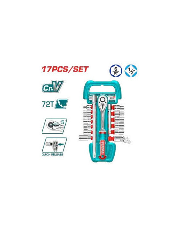 TOTAL JX 17 DOUILLES 1/2" THT121171