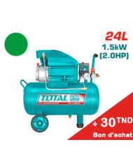 COMPRESSEUR TOTAL  24L 1.5KW TC2202461E+ Bon d'achat 30TND
