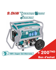 GROUPE ELECTROGENE GASOLINE 9KW BATTERIE TP190006 + Bon d'achat 200TND