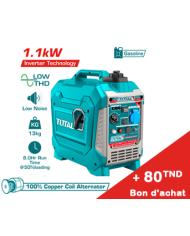 GROUPE ELECTROGENE TOTAL 1.1KW ESS INVERTER TP515006+ Bon d'achat 50TND