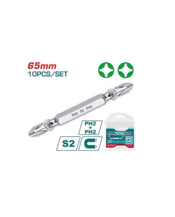TOTAL JX 10 EMBOUT PH2 DOUBL TAC16PH233