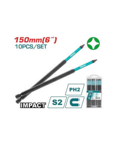 TOTAL JX 10 EMBOUT PH2 LONG TACIM-16PH263