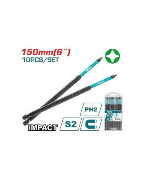 TOTAL JX 10 EMBOUT PH2 LONG TACIM-16PH263