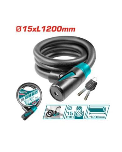 TOTAL ANTIVOL VELO 15X1200MM TBK11512