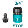 KIT RACCORD RAP STOP 3/4″ F THHCS02341