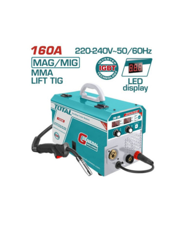 POSTE SOUDURE INVERTER MMA 160A 05KG TMGT1601
