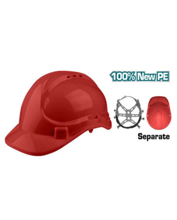 CASQUE PROTECTION ROUGE TSP2611