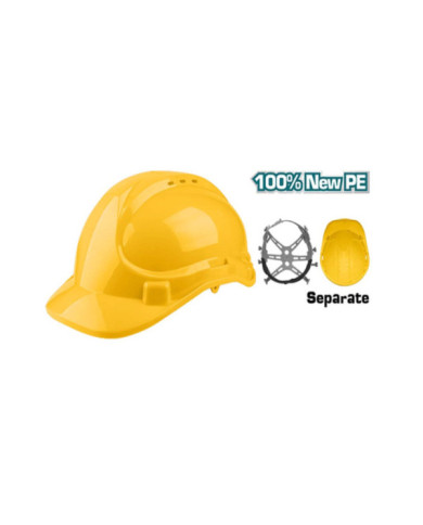 CASQUE PROTECTION JAUNE TSP2612