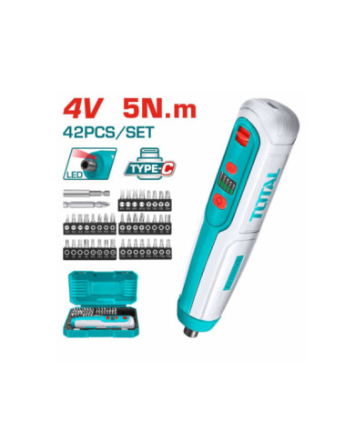 TOURNEVIS A/B +ACC 42PCS 5NM 4V TSDLI0406