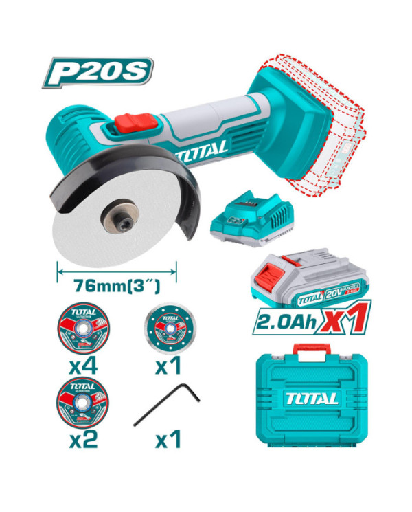 MEULEUSE 76 20V 2Ah/CH TAGLI76012
