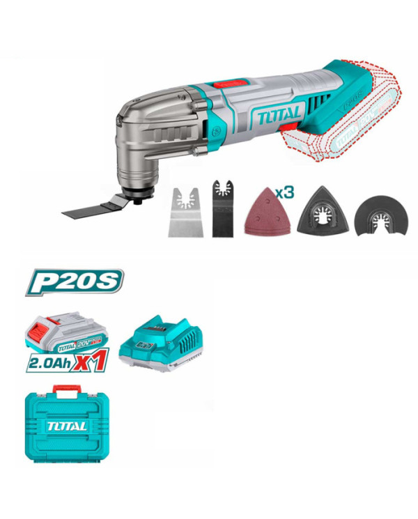 OUTIL MULTI-FONCTIONS 20V 2AH/CH TMLI20228