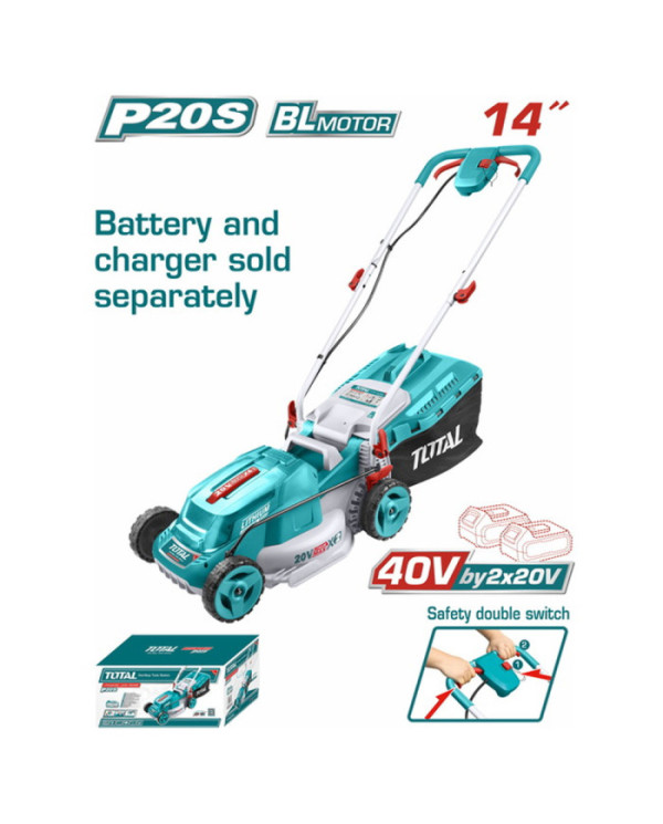 TONDEUSE A GAZON 34CM 20V 2.4AH S/BAT TLMLI2014