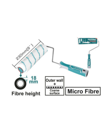 ROULEAU MOHAIR 18MM THT8593