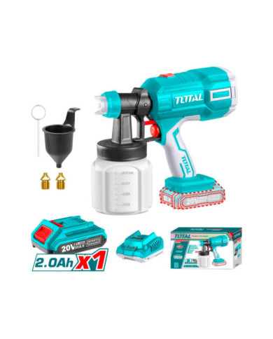 PISTOLET DE PEINTURE 20V 2AH/CH TSGLI20406