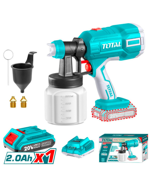 PISTOLET DE PEINTURE 20V 2AH/CH TSGLI20406