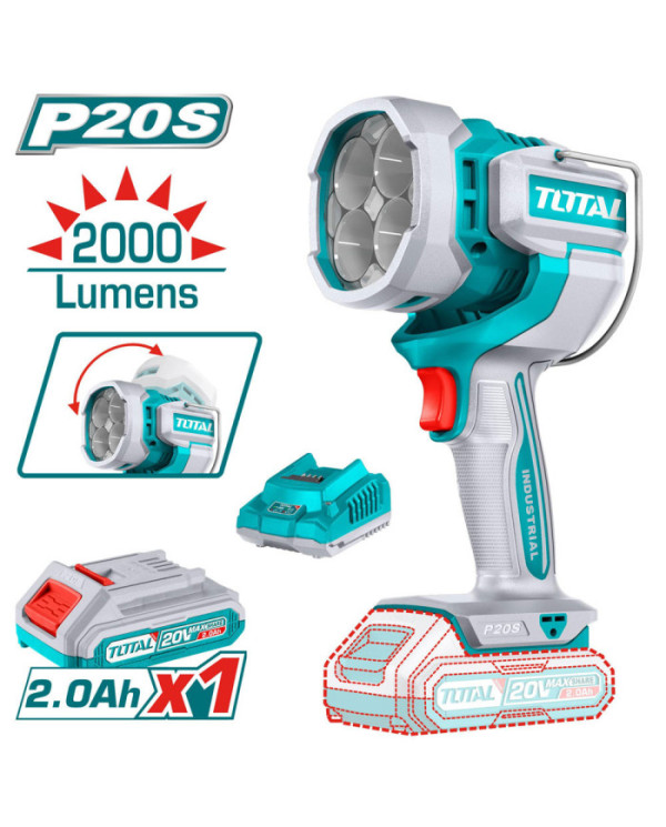 LAMPE DE TRAVAIL 20V 2AH/CH TWLI20881