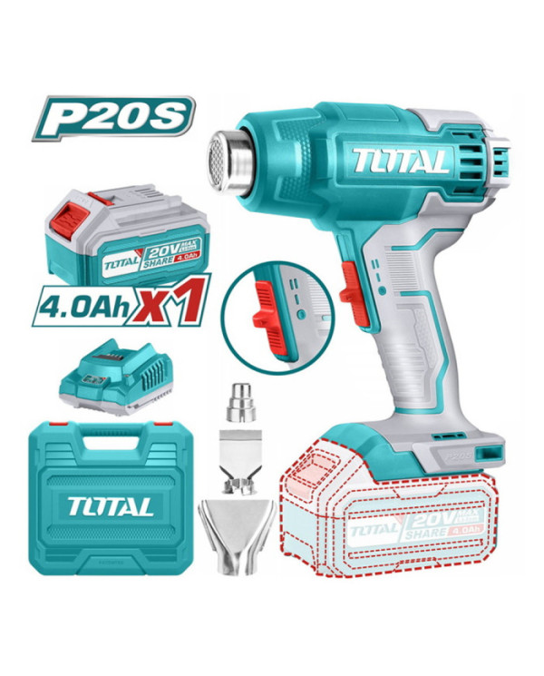 PISTOLET THERMIQUE 20V 4AH/CH TBLI20025