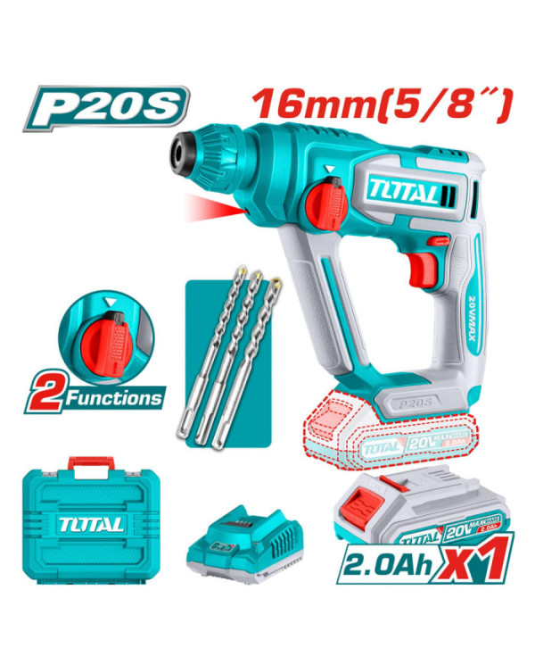 MARTEAU PERFORATEUR 20V 2AH/CH TRHLI201681