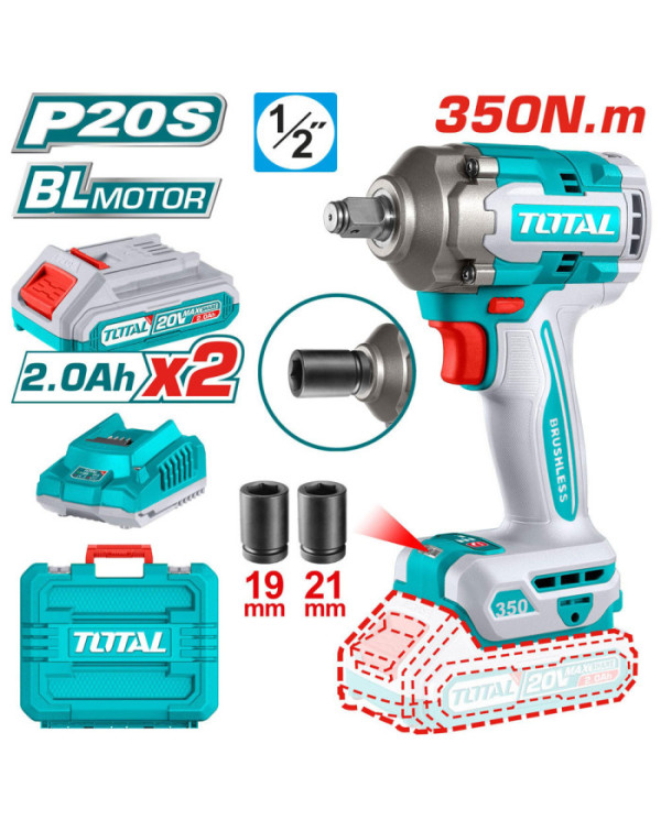 CLE A CHOC 1/2″ 20V 2.2AH/CH TIWLI2035