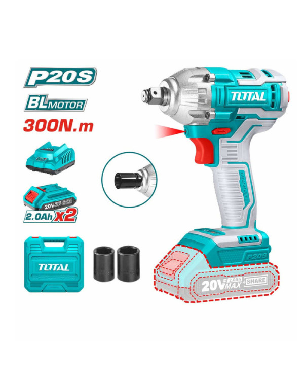 BOULONNEUSE 20V 2.2Ah/CH TIWLI2038