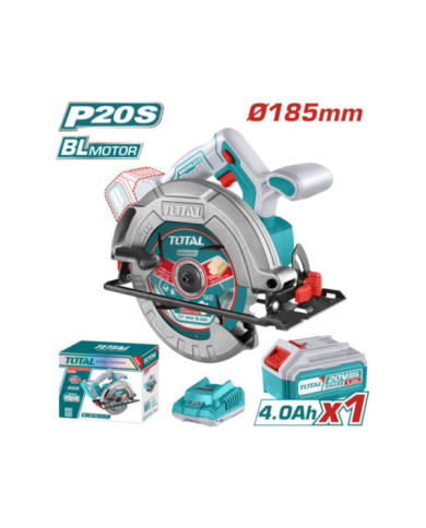 SCIE CIRCULAIRE 20V 4AH/CH 185MM TSLI18511