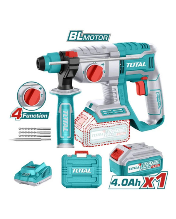 MARTEAU PERFORATEUR 20V 4AH/CH TRHLI202081