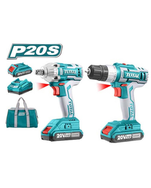 VISSEUSE+BOULONNEUSE 20V 2.2AH/CH  TCKLI2007