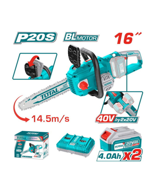 TRONCONNEUSE A CHAINE 20V 2.4AH/CH TGSLI401682