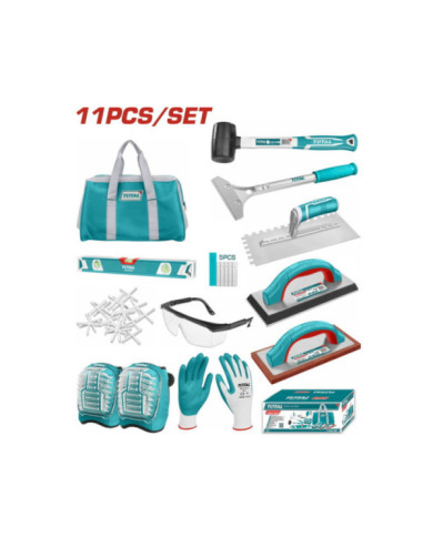 ENSEMBLE DE 11PCS OUTILS DE CARRELEUR THKTTS1106
