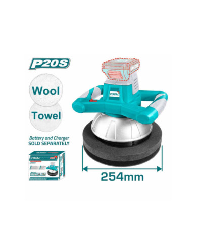 POLISSEUSE ROTO ORBITALE 20V 2AH S/B TOPLI2001