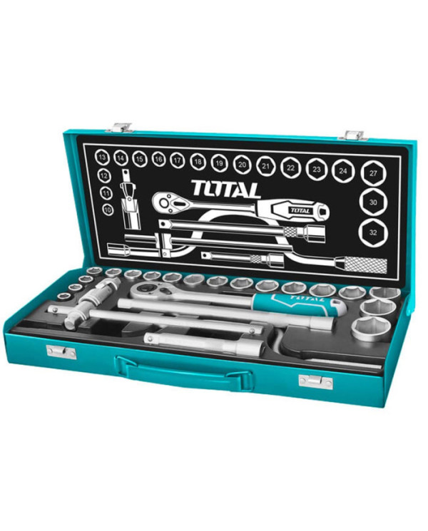 BOITE A DOUILLES 1/2 24PCS THT141253