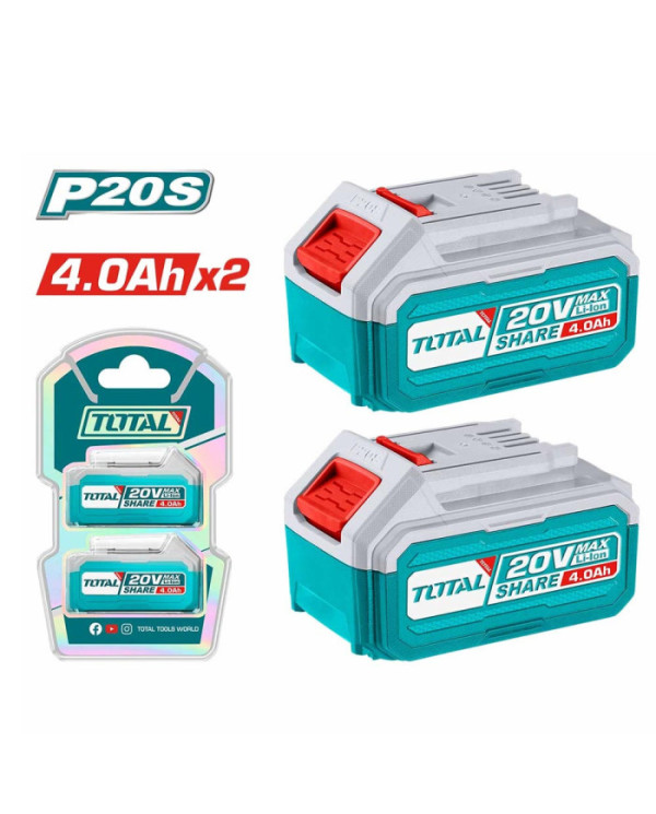 KIT 2 BATTERIE 20V 4AH TOSLI240312