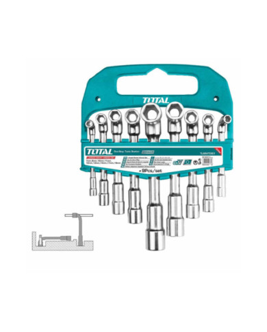 JEUX CLE PIPE 09PCS 7-19 TLASWT0901