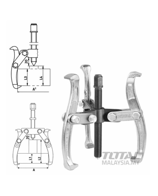 Extracteur 3 mâchoires
