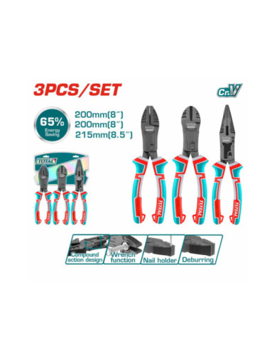 JEUX PINCES 03 PIECES THT2CK231S