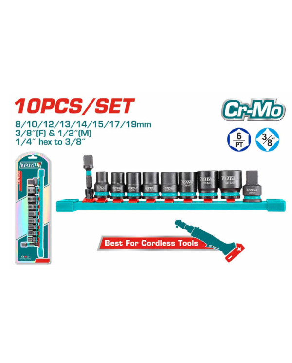 JX 10 DOUILLES 3/8″ THTISD38104