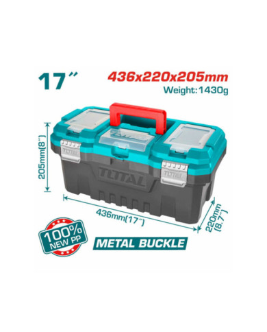 CAISSE A OUTILS PLAST 17″ TPBX0172