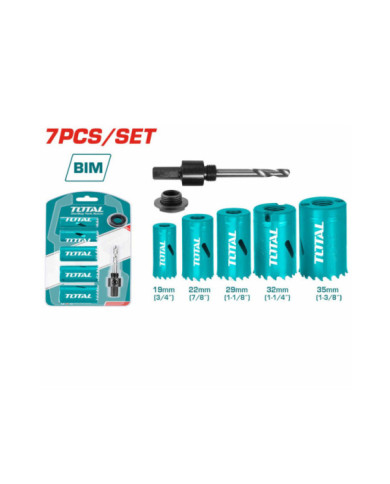 SET SCIE A CLOCHE METAL 7PCS TACSH1071