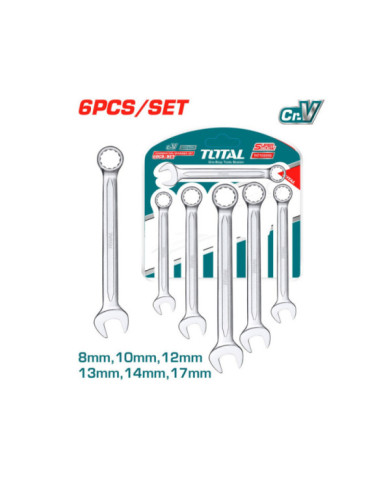 JX 06 CLES MIXTE DE 08-17MM THT102266