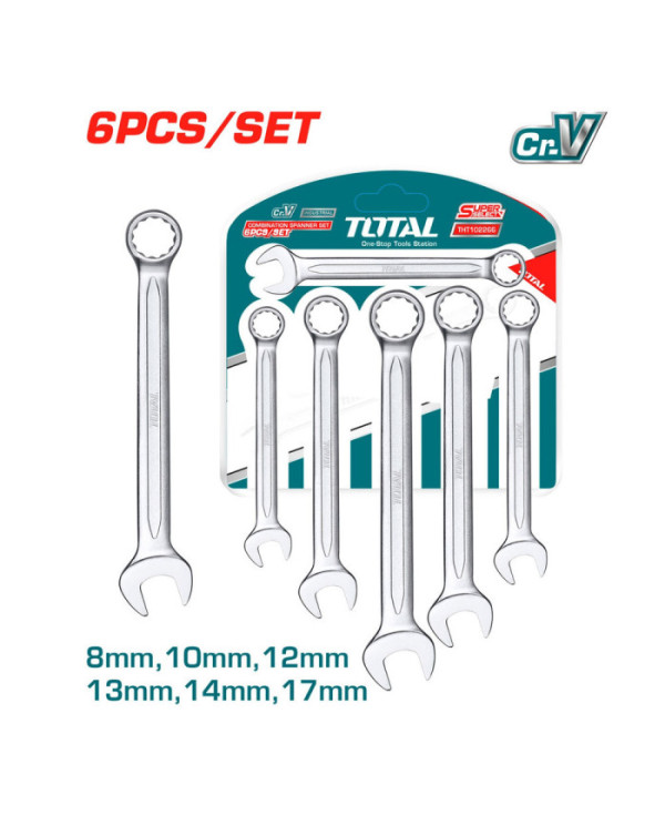 JX 06 CLES MIXTE DE 08-17MM THT102266