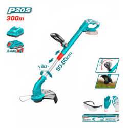 DEBROUSSAILLEUSE 30CM 20V 2AH/CH TGTLI20301