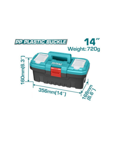 CAISSE A OUTILS PLAST 14″ TPBX0141