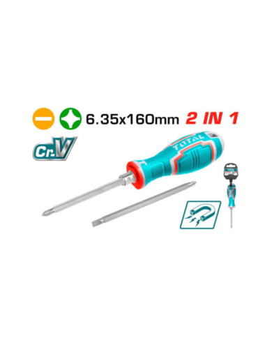 TOURNEVIS 2EN1 6.35X160MM THT250206