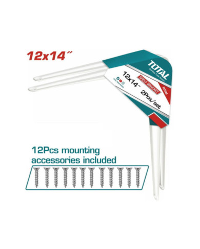 ENSEMBLE 02PCS SUPPORTS D’ÉTAGÈRE 30X35CM TSB11214