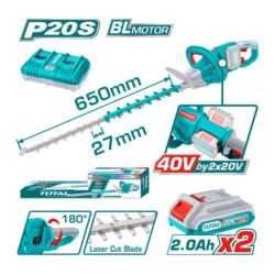 TAILLE HAIE 650MM 20V 2.2AH/CH THTLI400282