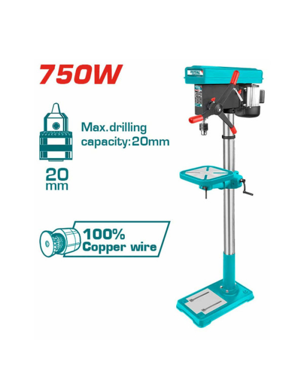 PERCEUSE A COLONNE Ø20  750W TDP207505