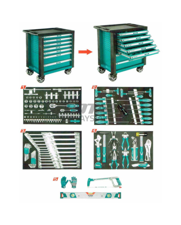 SERVANTE 162 PCS OUTIL THPTCS71621