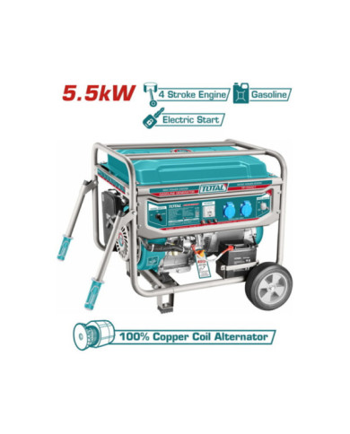 GROUPE ELECTROGENE GASOLINE5,5KW BATTERIE TP155001