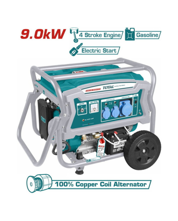 GROUPE ELECTROGENE GASOLINE 9KW BATTERIE TP190006