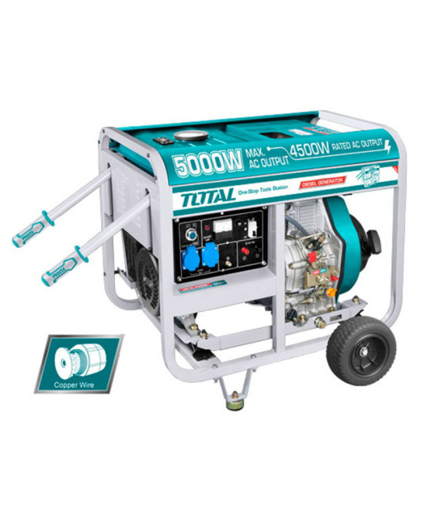 GROUPE ELECTROGENE 5KW DIESEL BATTERIE TP450001